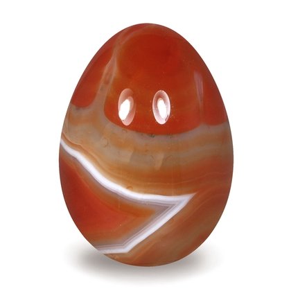 Banded Carnelian Egg ~49mm