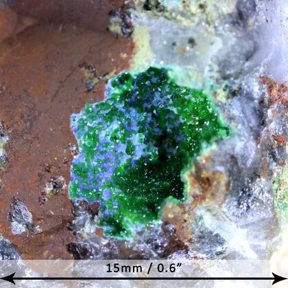 Bayldonite & Malachite Mineral - Micro Specimen