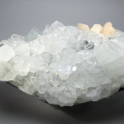 BEAUTIFUL Apophyllite and Stilbite Crystal Cluster ~105x107mm