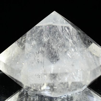 Beautiful Quartz Faceted Polished Diamond Prism ~52mm