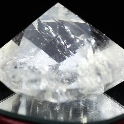 Beautiful Quartz Faceted Polished Diamond Prism ~55mm