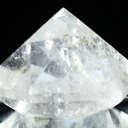 Beautiful Quartz Faceted Polished Diamond Prism ~60mm