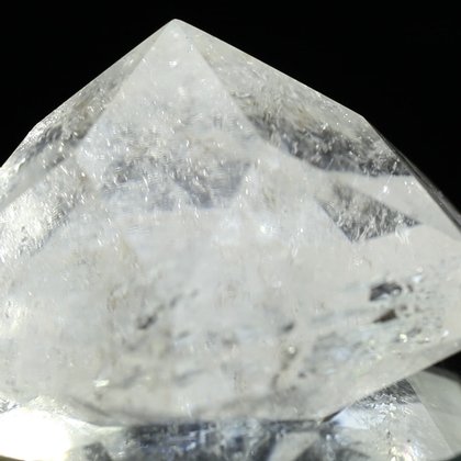 Beautiful Quartz Faceted Polished Diamond Prism ~64mm