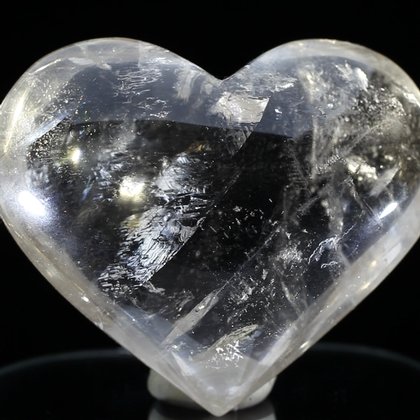 Beautiful Quartz Polished Heart ~62mm