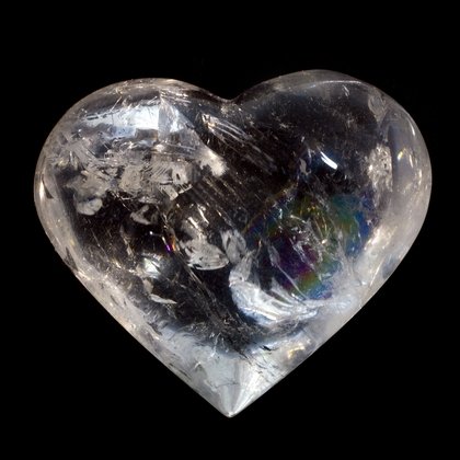 ATTRACTIVE Quartz Polished Heart ~66mm