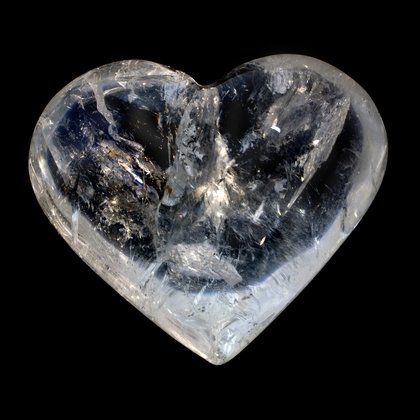 BEAUTIFUL Quartz Polished Heart ~68mm