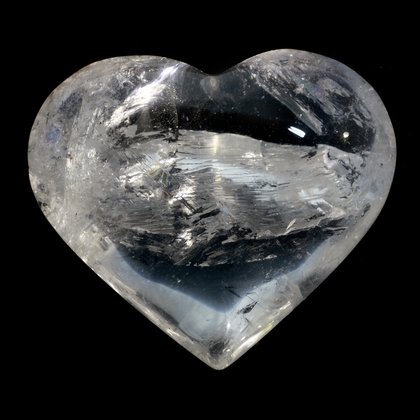 BEAUTIFUL Quartz Polished Heart ~75mm