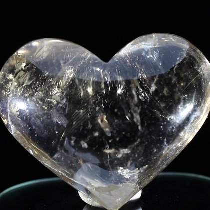 Beautiful Smoky Quartz Polished Heart ~60mm