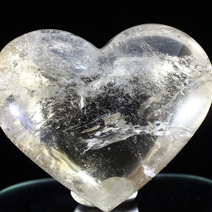 Beautiful Smoky Quartz Polished Heart ~64mm