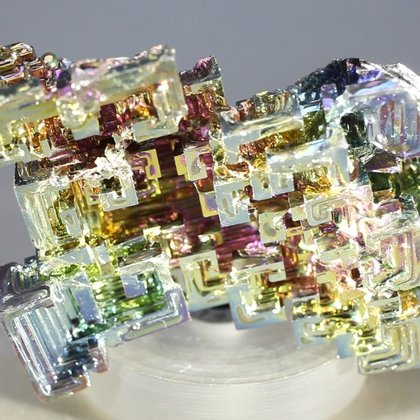 SUPERIOR Bismuth Crystal ~63 x 50mm