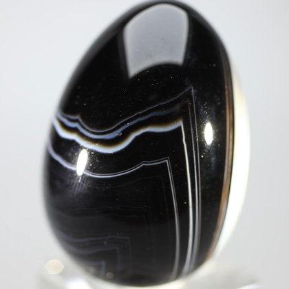 Black Banded Onyx Egg  ~48mm