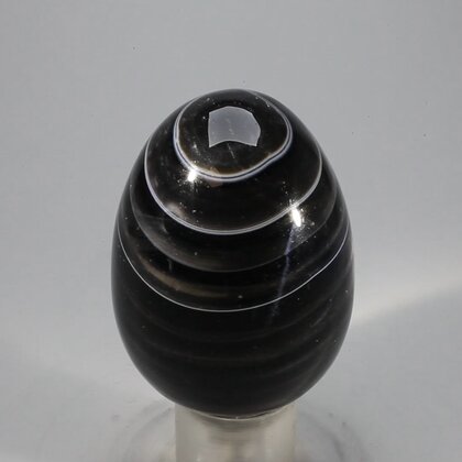 Black Banded Onyx Egg  ~48mm