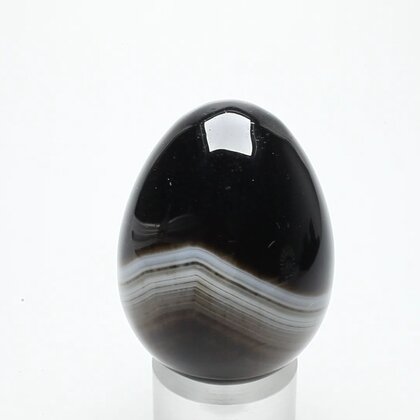 Black Banded Onyx Egg  ~48mm