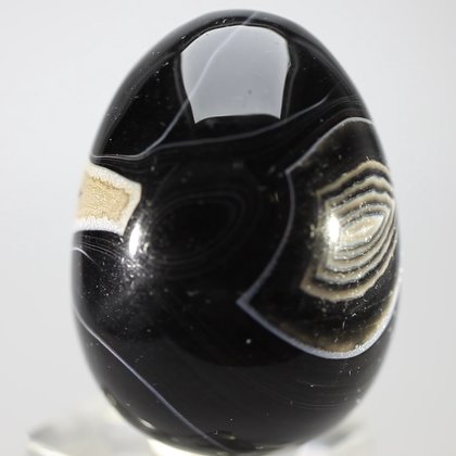 Black Banded Onyx Egg  ~48mm