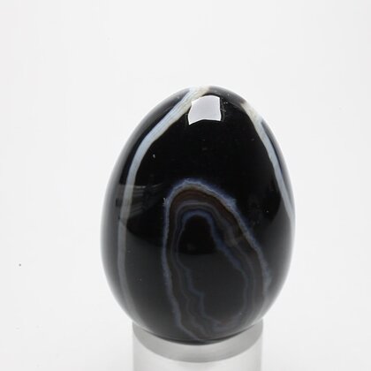 Black Banded Onyx Egg  ~48mm