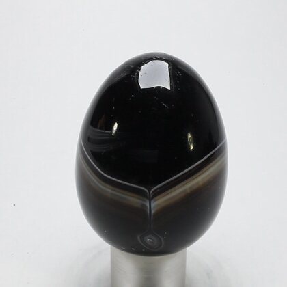 Black Banded Onyx Egg  ~48mm