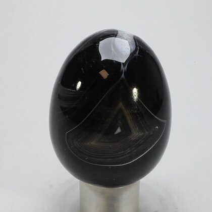 Black Banded Onyx Egg  ~48mm