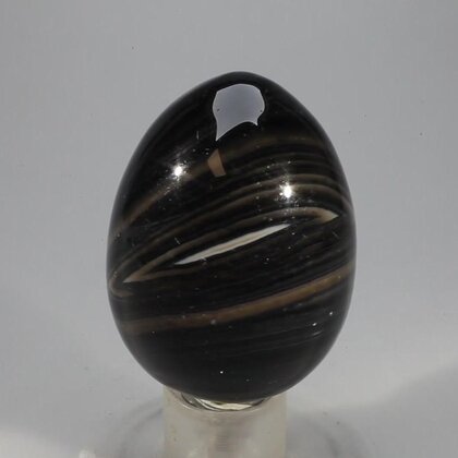 Black Banded Onyx Egg  ~49mm