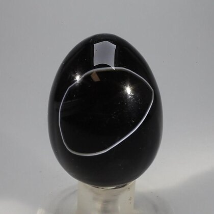 Black Banded Onyx Egg  ~49mm