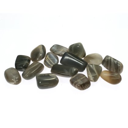 Black Moonstone Tumble Stone (15-20mm)