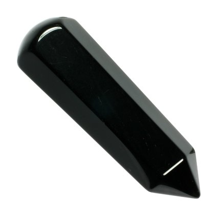Black Obsidian Crystal Massage Wand