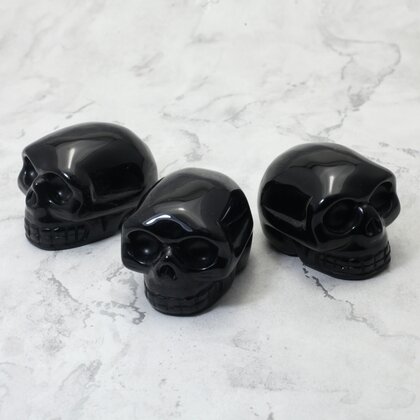 Black Obsidian Crystal Skull - 5cm