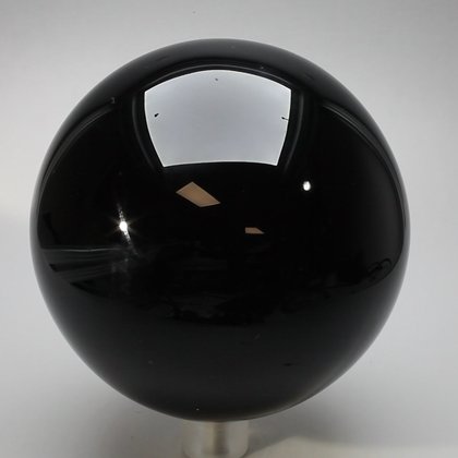 Black Obsidian Crystal Sphere ~100mm