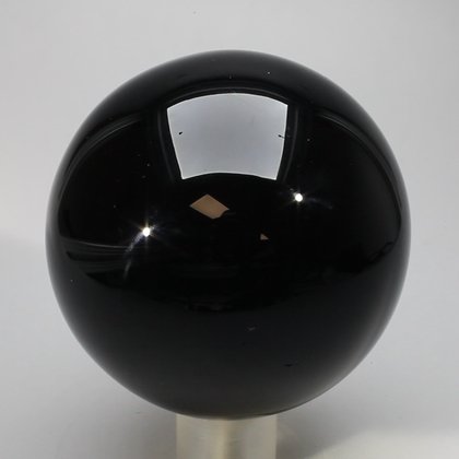 Black Obsidian Crystal Sphere ~63mm