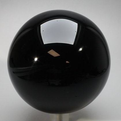 Black Obsidian Crystal Sphere ~92mm