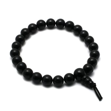 New Golden Black Obsidian Bracelet Reiki Healing Aura Chakra