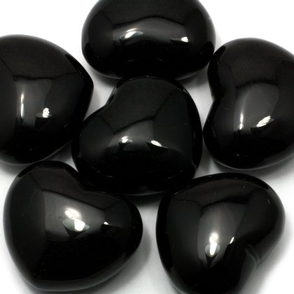 Black Onyx Heart ~45mm