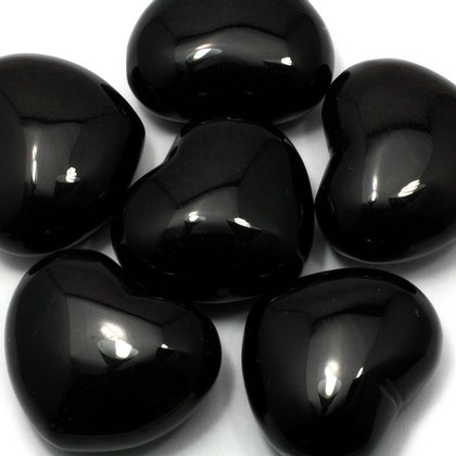 Black Onyx Heart ~45mm