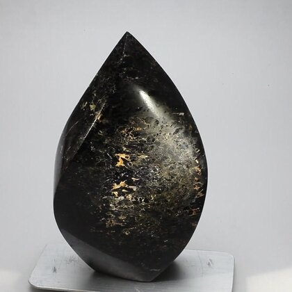 Black Tourmaline Crystal Flame ~91x56mm