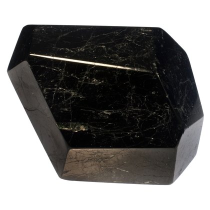 Black Tourmaline Polished Stone ~86mm