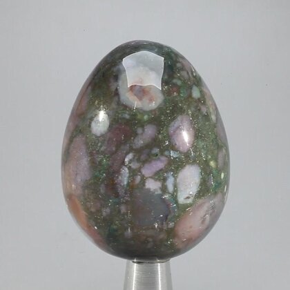 Bloodstone Crystal Egg ~48mm