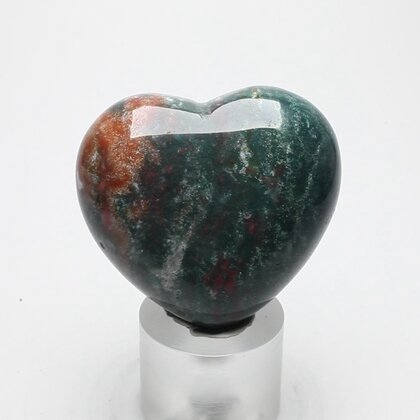 Bloodstone Crystal Heart ~45mm