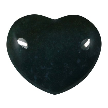 Bloodstone Crystal Heart ~45mm