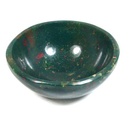 Bloodstone Gemstone Healing Oil Bowl ~30mm