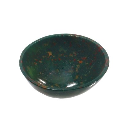 Bloodstone Gemstone Healing Oil Bowl ~30mm