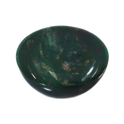 Bloodstone Gemstone Healing Oil Bowl ~51mm