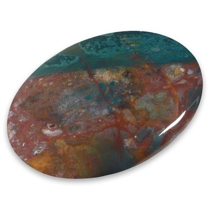 Bloodstone Palmstone (Extra Grade) ~70 x 47 mm