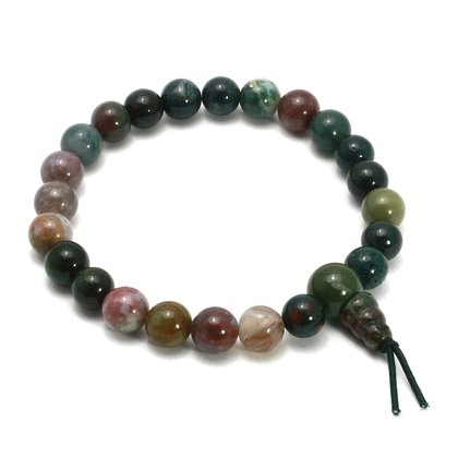 Bloodstone Power Bead Bracelet