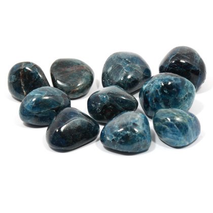 Blue Apatite Tumble Stone (20-25mm)