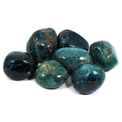 Blue Apatite Tumble Stone (25-30mm)