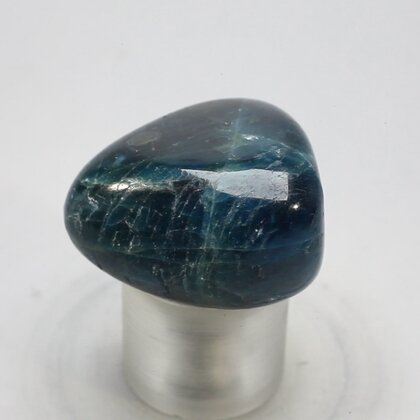 Blue Apatite Tumblestone  ~27mm