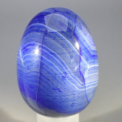 Blue Banded Agate Egg ~47mm