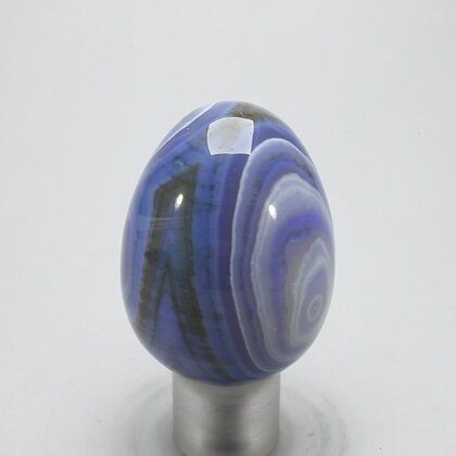Blue Banded Agate Egg ~48mm