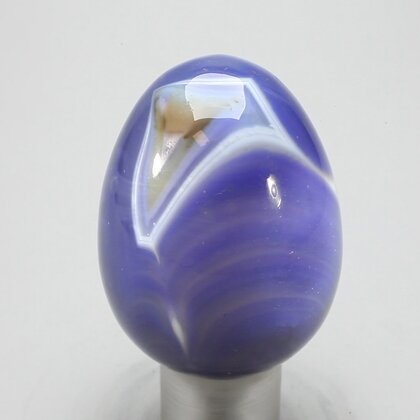 Blue Banded Agate Egg ~48mm