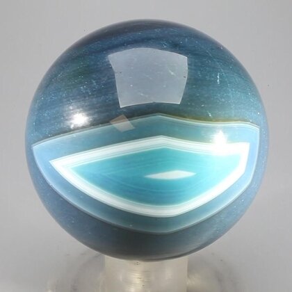 Blue Banded Agate Sphere ~50mm
