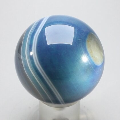 Blue Banded Agate Sphere ~50mm